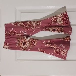 Khloe Jeans Floral Jayde Bells Flare Leggings Strechable